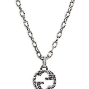 Gucci Interlocking Pendant Necklace Luxe Edition