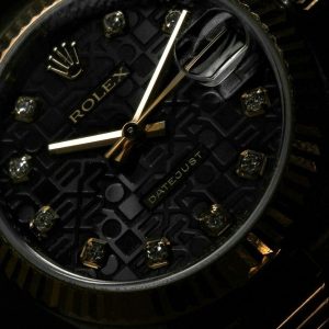 Luxury Rolex Just Time Watch Dark Theme Premium