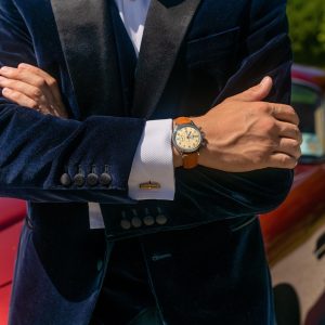 man, model, wristwatch, car, aston martin db5, aston martin, huguenot watches, huguenot, huguenot horology, classic watch, vintage watch, car wallpapers, vintage, classic car, sports car, 38mm watch, swiss watch, irish model, fashion, style