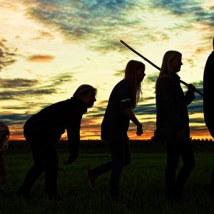 human evolution, reenactment, sunset, evolution, people, silhouette, reenact, dusk, twilight, evening sky, nature, sky, clouds, abendstimmung, dark, evolution, evolution, evolution, evolution, evolution