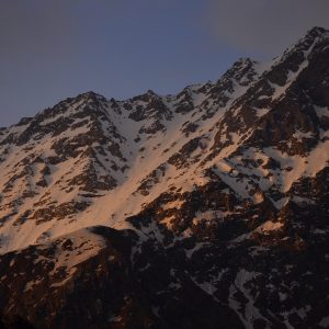 mountains, snow, sunset, nature, winter, hiking, outdoors, adventure