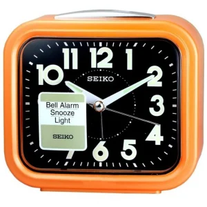 SEIKO QHK023E BEEP ORANGE ALARM CLOCK