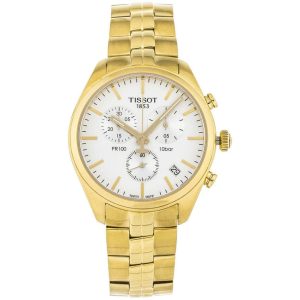 TISSOT T1014173303100 PR 100 CHRONOGRAPH STEEL CASE MEN'S WATCH