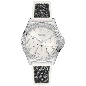 GUESS SWRIL SILVER STAINLESS STEEL W1096L1 WOMEN'S WATCH