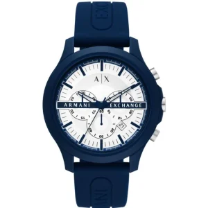 ARMANI EXCHANGE AX2437 BLUE SILICONE STRAP MEN WATCH