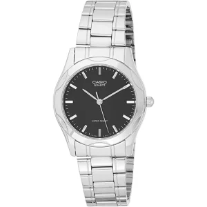 CASIO LTP-1275D-1ADF-P BLACK DIAL STAINLESS STEEL WOMEN WATCH