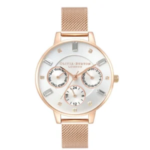 OLIVIA BURTON OB16CG99 ROSE GOLD STAINLESS STEEL WOMEN WATCH