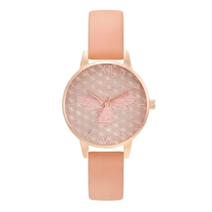 OLIVIA BURTON OB16FB23 PINK LEATHER WOMEN WATCH