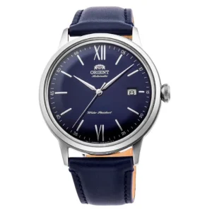 ORIENT RA-AC0021L10B BLUE LEATHER MEN WATCH