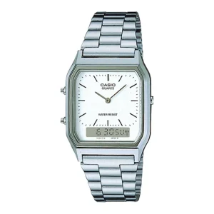 CASIO AQ-230A-7DMQ-P STAINLESS STEEL UNISEX WATCH