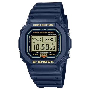 CASIO G-SHOCK DW-5600RB-2DR-P BLUE RESIN STRAP UNISEX WATCH