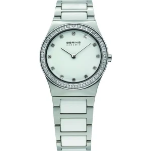 BERING 32430-754 SILVER CERAMIC WOMEN WATCH