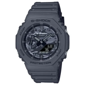 CASIO G-SHOCK GA-2100CA-8ADR-P BLACK RESIN MEN WATCH