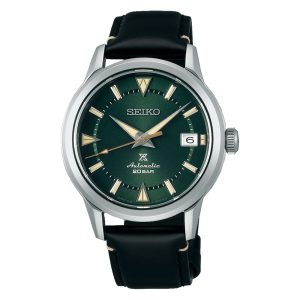 SEIKO PROSPEX SPB245J1 BLACK LEATHER MEN WATCH
