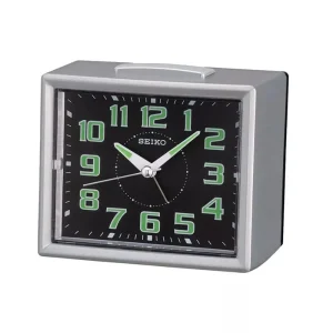 SEIKO QHK024S BLACK DIAL TABLE CLOCK