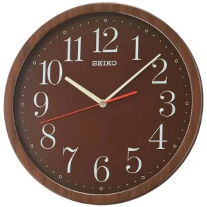 SEIKO QXA737Z BROWN WALL CLOCK