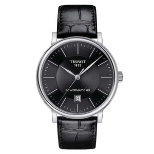 TISSOT T1224071605100 CARSON PREMIUM POWERMATIC 80 MEN'S WATCH