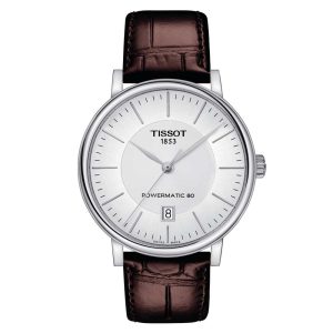 TISSOT T1224071603100 CARSON PREMIUM POWERMATIC 80 MEN'S WATCH