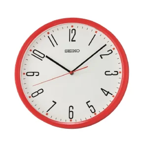 Seiko Decorator Clock – Red QHA011R