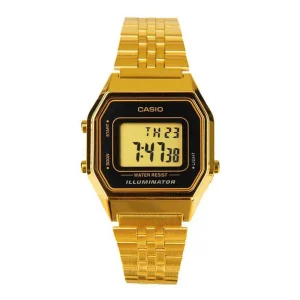 Casio General Vintage Unisex Gold Tone Women's Watch LA680WGA-1DF-P
