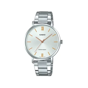 Casio Silver Stainless Steel Strap Women's Watch LTP-VT01D-7BUDF-P
