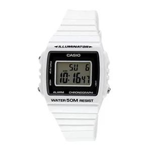 Casio General White Resin Strap Unisex Watch W-215H-7AVDF-P