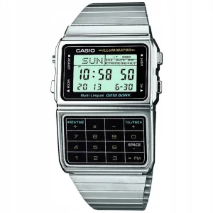 Casio General Vintage Digital Silver Stainless Steel Strap Men Watch DBC-611-1DR-P
