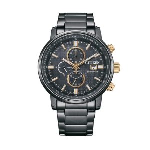 Citizen Chronograph Eco-Drive Black Dial Men's Watch CA0846-81E