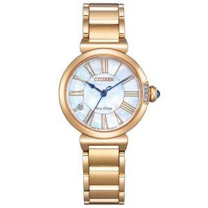 Citizen Eco-Drive Mother Of Pearl Ladies Women's Watch EM1063-89D