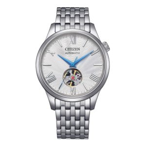 Citizen Classic Open Heart Automatic Silver Dial Men's Watch NH9130-84A
