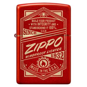 Zippo Red Windproof Lighter #48620