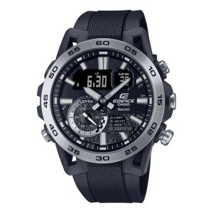 Casio Edifice Bluetooth Black Resin Strap Men Watch ECB-40P-1ADF