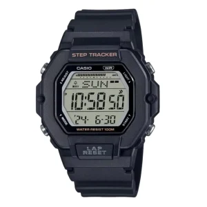 Casio General Digital Black Resin Strap Men Watch LWS-2200H-1AVDF