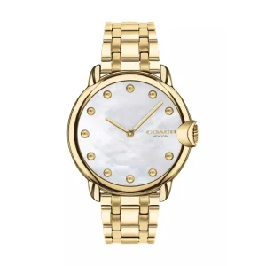 Coach New York Arden Silver Dial Gold Stainless Steel Strap Women Watch 14503987