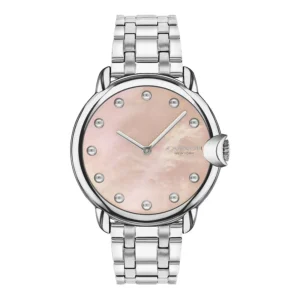 Coach Arden Pink Dial Silver Stainless Steel Strap Women Watch 14503986