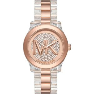 Michael Kors Runaway Two-Tone Stainless Steel Strap Women Watch MK7355
