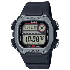 Casio General Digital Black Resin Strap Men Watch DW-291H-1AVDF-P