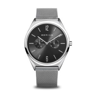 Bering Ultra Slim Silver Milanese Strap Unisex Watch 17140-002