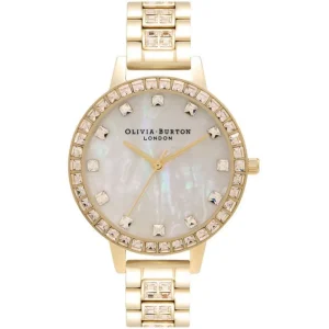 Olivia Burton Treasure Demi Dial Gold Bracelet Women Watch OB16MOP33