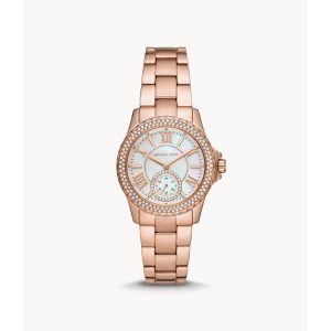 Michael Kors Rose Gold Stainless Steel Strap Women Watch MK7364