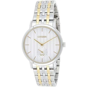 Citizen Silver Dial Two-Tone Stainless Steel Strap Men Watch BE9174-55A