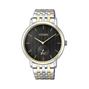 Citizen Quartz Black Dial Two-Tone Stainless Steel Strap Men Watch BE9174-55E