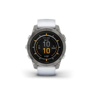 Garmin Epix Pro (GEN 2) Whitestone Silicone Strap Unisex Smartwatch GM-010-02803-61