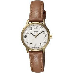 Timex Indiglo Brown Leather Strap Unisex Watch TW2V69200