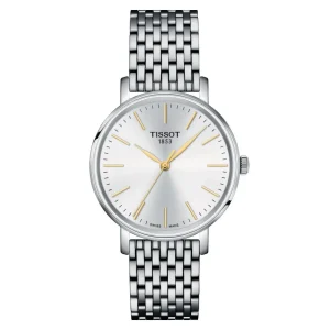 Tissot Every time Silver Dial Stainless Steel Strap Women Watch T1432101101101