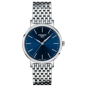 Tissot Every Time Blue Dial Silver Stainless Steel Strap Women Watch T1432101104100