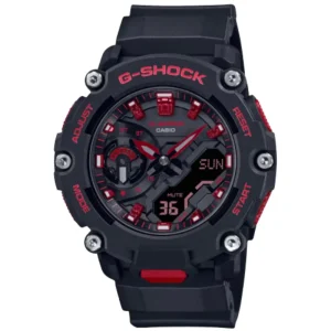 Casio G-Shock Black Dial Resin Strap Men Watch GA-2200BNR-1ADR-P