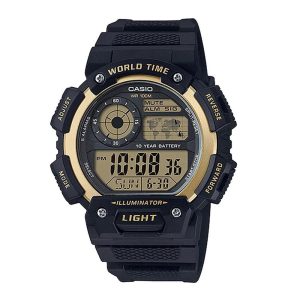 Casio General Digital Black Resin Strap Men Watch AE-1400WH-9AVDF-P
