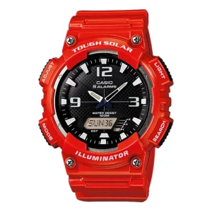 Casio General Red Resin Strap Men Watch AQ-S810WC-4AVDF-P