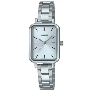 Casio General Blue Dial Silver Stainless Steel Strap Women Watch LTP-V009D-2EUDF-P